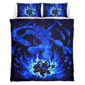 Froakie Greninja Water Pokemon Duvet Cover