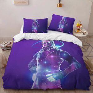 Alternative view of Galaxy Skin Fortnite 02 Duvet Cover