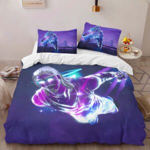 Alternative view of Galaxy Skin Fortnite 04 Duvet Cover