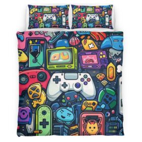 Game Controller Xbox Duvet Cover