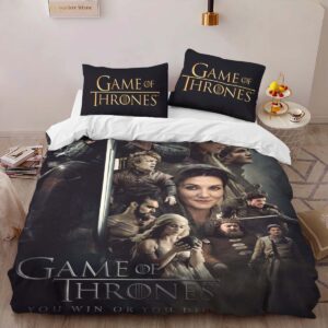 Alternative view of Game Of Thrones All Characters 04 Duvet Cover