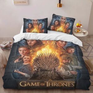 Alternative view of Game Of Thrones Character Winter Is Coming 06 Duvet Cover