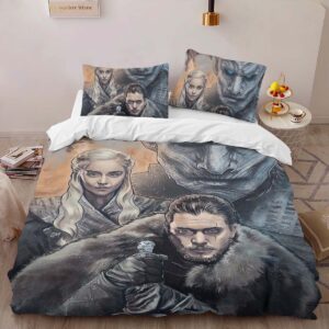 Alternative view of Game Of Thrones Character Winter Is Coming 07 Duvet Cover