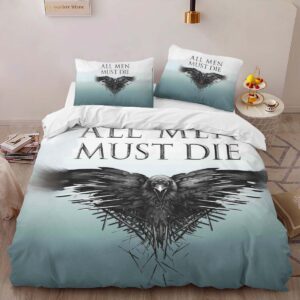Alternative view of Game of Thrones All Men Must Die 7 Duvet Cover