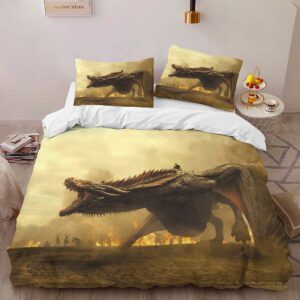 Alternative view of Game of Thrones Dragon 34 Duvet Cover