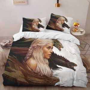 Alternative view of Game of Thrones Dragon Mother 26 Duvet Cover