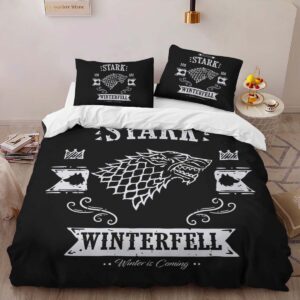 Alternative view of Game of Thrones House Stark Duvet Cover