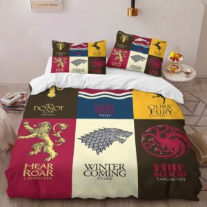 Alternative view of Game of Thrones Houses Duvet Cover
