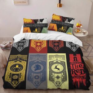 Alternative view of Game of Thrones Houses 3 Duvet Cover