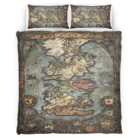 Game of Thrones Map 01 Duvet Cover