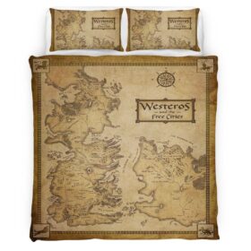 Game of Thrones Map 02 Duvet Cover