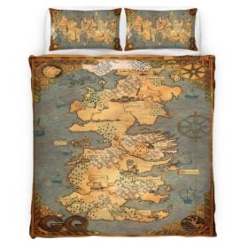 Game of Thrones Map 03 Duvet Cover