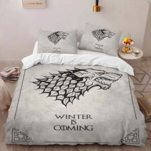 Alternative view of Game of Thrones Stark House Winter Is Coming Duvet Cover