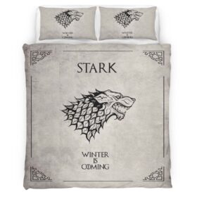 Game of Thrones Stark House Winter Is Coming Duvet Cover