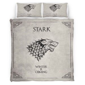 Game of Thrones Stark House Winter Is Coming Duvet Cover