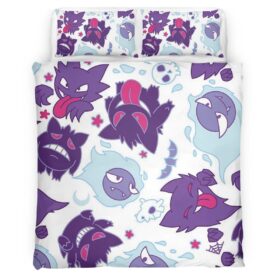 Gastly Haunter Gengar Pokemon Duvet Cover