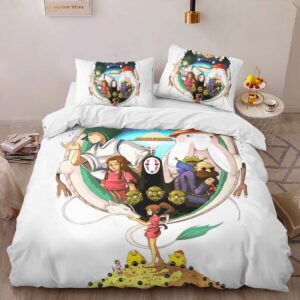 Alternative view of Ghibli Spirited Away 1001 Duvet Cover