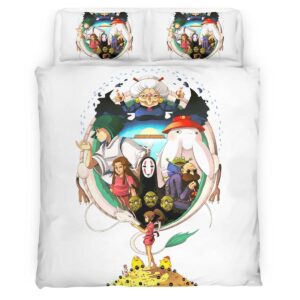 Ghibli Spirited Away 1001 Duvet Cover