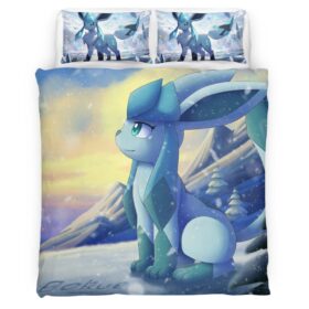 Glaceon Pokemon 9 Duvet Cover