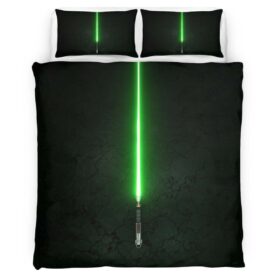 Green Lightsaber Star Wars Duvet Cover