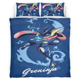 Greninja Pokemon 3 Duvet Cover