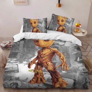 Alternative view of Groot Cute Duvet Cover