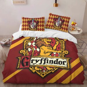 Alternative view of Gryffindor House Harry Potter 02 Duvet Cover