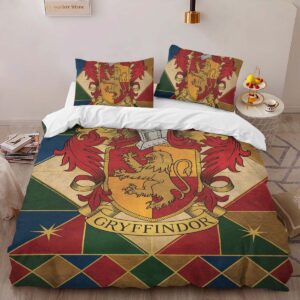 Alternative view of Gryffindor House Harry Potter 04 Duvet Cover