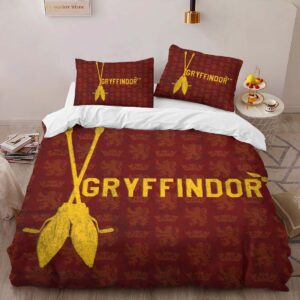 Alternative view of Gryffindor House Harry Potter 08 Duvet Cover