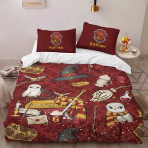 Alternative view of Gryffindor House Harry Potter 15 Duvet Cover