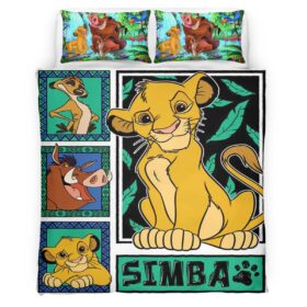 Hakuna Matata The Lion King Characters 4 Duvet Cover