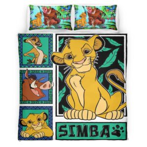 Hakuna Matata The Lion King Characters 4 Duvet Cover