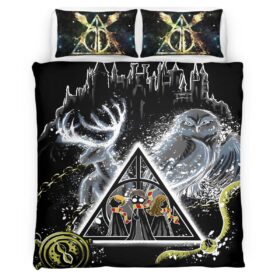 Harry Potter Always Symbol and Owl Duvet Cover