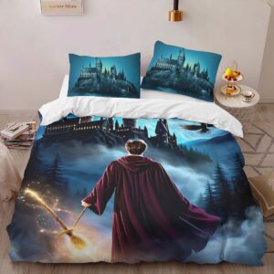 Alternative view of Harry Potter And Hogwarts School Duvet Cover