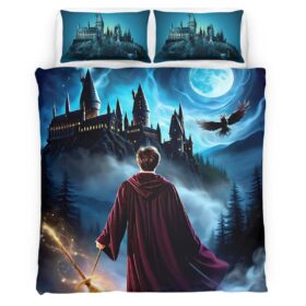 Harry Potter And Hogwarts School Duvet Cover