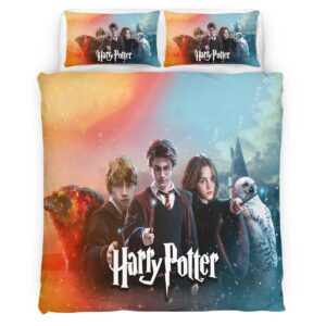 Harry Potter Characters Harry Hermione Ron Duvet Cover