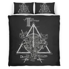 Harry Potter Deathly Hallows the Brothers Duvet Cover