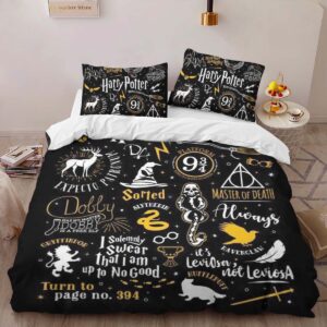 Alternative view of Harry Potter Hogwarts School 12 Duvet Cover