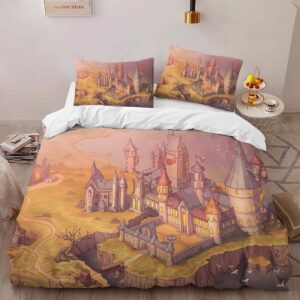 Alternative view of Harry Potter Hogwarts School 4 Duvet Cover