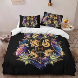 Alternative view of Harry Potter Hogwarts School 6 Duvet Cover