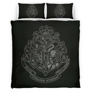 Harry Potter Hogwarts School Logo 03 Duvet Cover