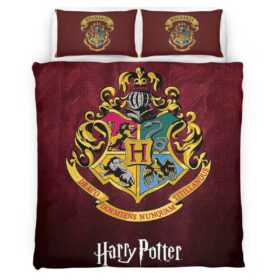 Harry Potter Hogwarts School Logo Duvet Cover