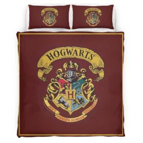 Harry Potter Hogwarts School Logo Special Style Duvet Cover
