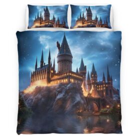 Harry Potter Hogwarts School Night 03 Duvet Cover