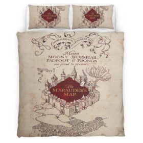 Harry Potter Marauder’s Map I solemnly swear Duvet Cover