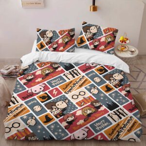 Alternative view of Harry Potter Symbols Duvet Cover
