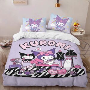 Alternative view of Hello Kitty Kuromi 04 Duvet Cover