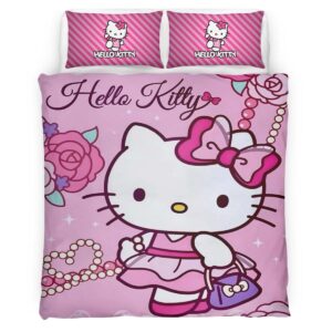 Hello Kitty Pink 02 Duvet Cover