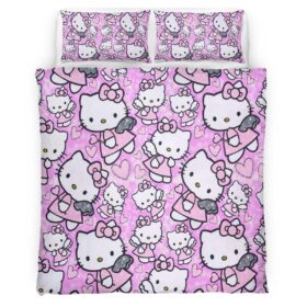 Hello Kitty Pink 03 Duvet Cover