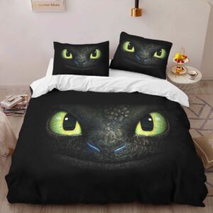 Alternative view of How to train your dragon Toothless 2 Duvet Cover